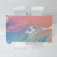 Aloha Hawaii Floral Tapa Tablecloth Patchwork Pastel Candy - Polynesian Pride