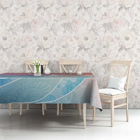 Aloha Hawaii Floral Tapa Tablecloth Patchwork Pastel Candy - Polynesian Pride