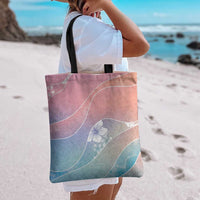 Aloha Hawaii Floral Tapa Tote Bag Patchwork Pastel Candy - Polynesian Pride