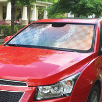 Hawaii Aloha Plumeria Lei Pastel Candy Palaka Auto Sun Shade - Polynesian Pride