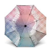 Hawaii Aloha Plumeria Lei Pastel Candy Palaka Umbrella - Polynesian Pride