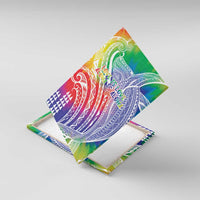 Aloha Pride Rainbow Tie Dye Canvas Wall Art Humpback Whale - Love is Love