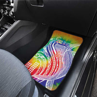 Aloha Pride Rainbow Tie Dye Car Mats Humpback Whale - Love is Love