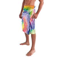 Aloha Pride Rainbow Tie Dye Lavalava Humpback Whale - Love is Love