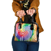 Aloha Pride Rainbow Tie Dye Shoulder Handbag Humpback Whale - Love is Love LT7 One Size Colorful - Polynesian Pride