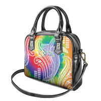 Aloha Pride Rainbow Tie Dye Shoulder Handbag Humpback Whale - Love is Love LT7 - Polynesian Pride