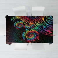 Hawaii Pride Tablecloth Rainbow Swirls LT7 Colorful - Polynesian Pride