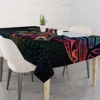 Hawaii Pride Tablecloth Rainbow Swirls LT7 - Polynesian Pride