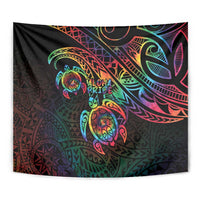 Hawaii Pride Tapestry Rainbow Swirls