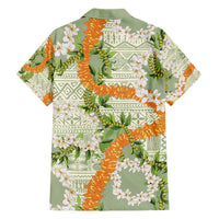 Aloha Festive Hawaii Hawaiian Shirt Mokihana - Maile Leis in Muted Summer - Polynesian Pride