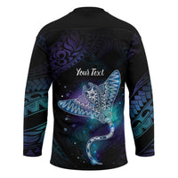 Polynesian Tala Manta Ray Hockey Jersey Nowhere You Could Go That I Won't Be With You - Polynesian Pride
