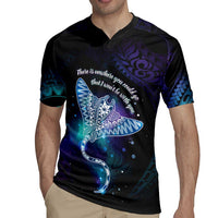 Polynesian Tala Manta Ray Rugby Jersey Nowhere You Could Go That I Won't Be With You - Polynesian Pride