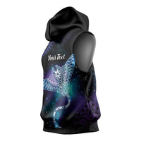 Polynesian Tala Manta Ray Sleeveless Hoodie Nowhere You Could Go That I Won't Be With You - Polynesian Pride