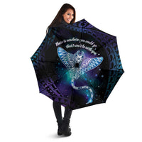 Polynesian Tala Manta Ray Umbrella Nowhere You Could Go That I Won't Be With You - Polynesian Pride