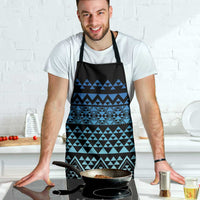 Maori Niho Taniwha Te Wheiao Apron Moana Blue - Polynesian Pride