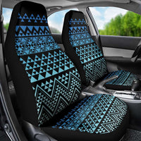 Maori Niho Taniwha Te Wheiao Car Seat Cover Moana Blue LT7 - Polynesian Pride