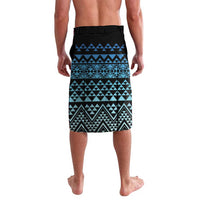 Maori Niho Taniwha Te Wheiao Lavalava Moana Blue - Polynesian Pride