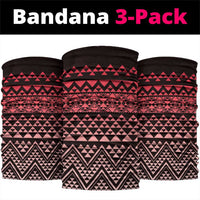 Maori Niho Taniwha Te Wheiao Neck Gaiter Terracotta - Polynesian Pride