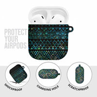 Maori Niho Taniwha Te Wheiao AirPods Case Paua Shell LT7 - Polynesian Pride