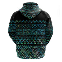 Maori Niho Taniwha Te Wheiao Hoodie Paua Shell LT7 - Polynesian Pride