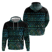 Maori Niho Taniwha Te Wheiao Hoodie Paua Shell LT7 - Polynesian Pride