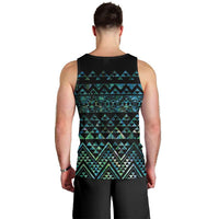 Maori Niho Taniwha Te Wheiao Men Tank Top Paua Shell - Polynesian Pride