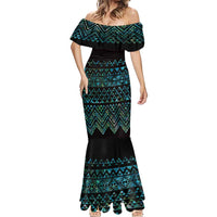 Maori Niho Taniwha Te Wheiao Mermaid Dress Paua Shell - Polynesian Pride