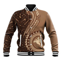 Papua New Guinea Oro Tapa Motif Baseball Jacket Classic