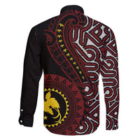 Papua New Guinea Oro Tapa Motif Family Matching Tank Maxi Dress and Hawaiian Shirt Special