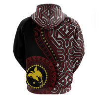 Papua New Guinea Oro Tapa Motif Zip Hoodie Special