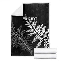New Zealand Lawn Bowls Personalized Blanket Wrap-Around Silver Fern - Polynesian Pride
