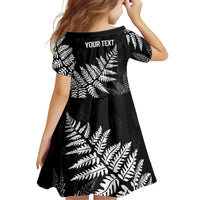 New Zealand Lawn Bowls Personalized Family Matching Off Shoulder Maxi Dress and Hawaiian Shirt Wrap-Around Silver Fern LT7 - Polynesian Pride