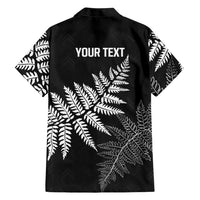 New Zealand Lawn Bowls Personalized Family Matching Puletasi and Hawaiian Shirt Wrap-Around Silver Fern - Polynesian Pride