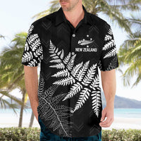 New Zealand Lawn Bowls Personalized Hawaiian Shirt Wrap-Around Silver Fern - Polynesian Pride