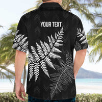 New Zealand Lawn Bowls Personalized Hawaiian Shirt Wrap-Around Silver Fern - Polynesian Pride