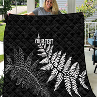 New Zealand Lawn Bowls Personalized Quilt Wrap-Around Silver Fern - Polynesian Pride