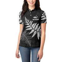 New Zealand Lawn Bowls Personalized Women Polo Shirt Wrap-Around Silver Fern LT7 - Polynesian Pride