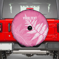 New Zealand Lawn Bowls Breast Cancer Personalized Spare Tire Cover Wrap-Around Silver Fern - Polynesian Pride