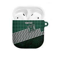 Rainbow Warriors Hawaii Personalized Palaka AirPods Case - Polynesian Pride