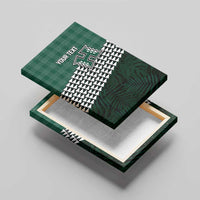 Rainbow Warriors Hawaii Personalized Palaka Canvas Wall Art - Polynesian Pride