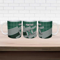 Rainbow Warriors Hawaii Personalized Palaka Ceramic Mug - Polynesian Pride