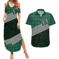Rainbow Warriors Hawaii Personalized Palaka Couples Matching Summer Maxi Dress and Hawaiian Shirt - Polynesian Pride