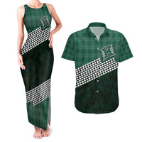 Rainbow Warriors Hawaii Personalized Palaka Couples Matching Tank Maxi Dress and Hawaiian Shirt - Polynesian Pride