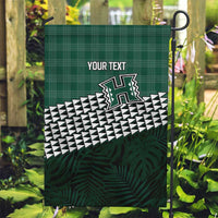 Rainbow Warriors Hawaii Personalized Palaka Garden Flag - Polynesian Pride