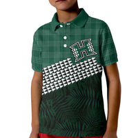 Rainbow Warriors Hawaii Personalized Palaka Kid Polo Shirt - Polynesian Pride
