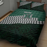Rainbow Warriors Hawaii Personalized Palaka Quilt Bed Set - Polynesian Pride