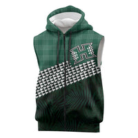 Rainbow Warriors Hawaii Personalized Palaka Sleeveless Zip Hoodie - Polynesian Pride