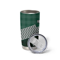 Rainbow Warriors Hawaii Personalized Palaka Tumbler Cup - Polynesian Pride