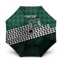 Rainbow Warriors Hawaii Personalized Palaka Umbrella - Polynesian Pride