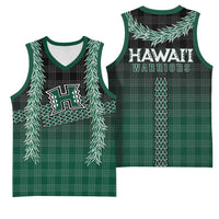 Rainbow Warriors Hawaii Palaka Basketball Jersey Maile Lei - Polynesian Pride